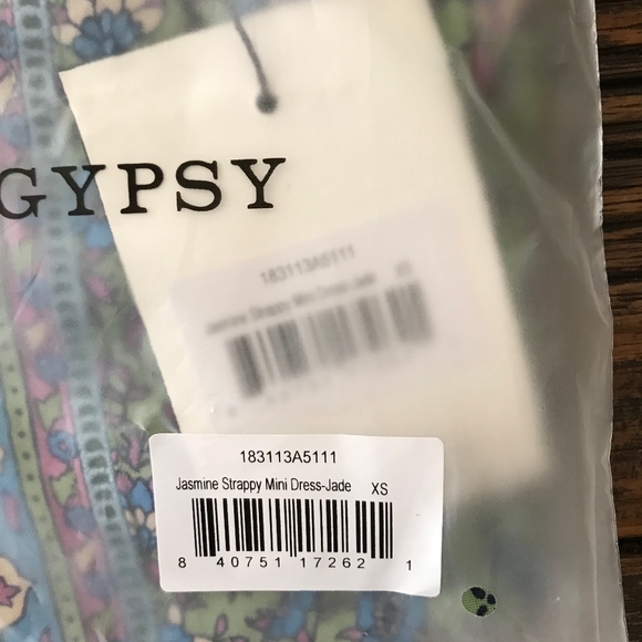 Spell Designs Jasmine Strappy Mini Dress in Jade - Picture 8 of 8